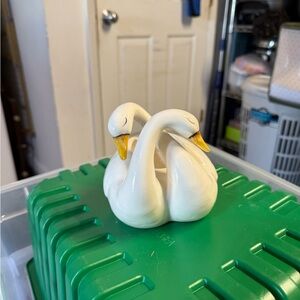 Elegant White Swan Figurine